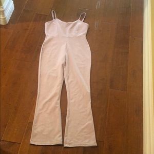 Gingham print purple urban outfitters jumpsuit NWT